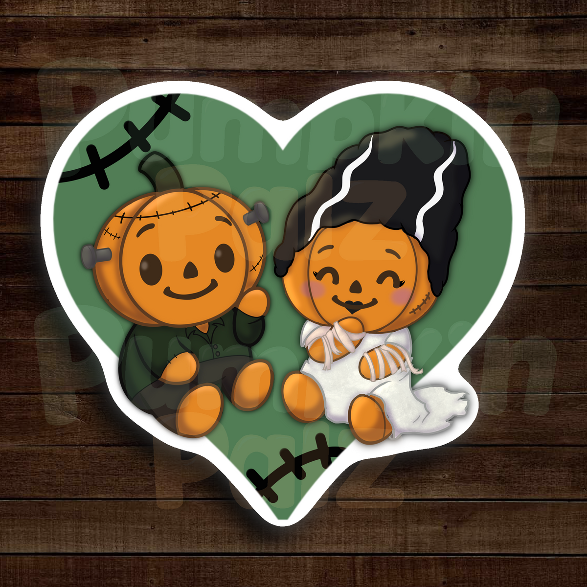 Frank and Bride Sticker